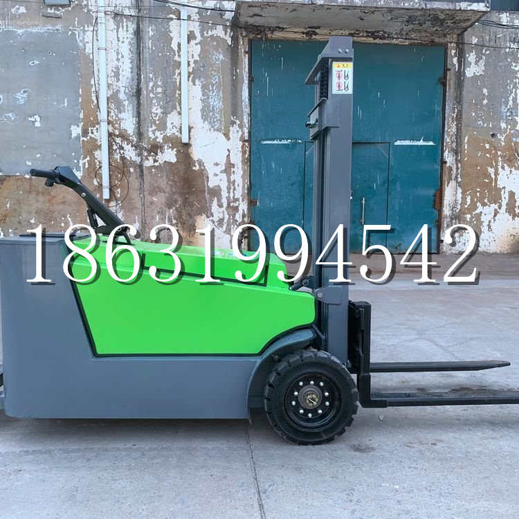 交口县小型电动叉车1吨2吨步行站驾式电瓶堆高充电装卸车液压升降车铲车